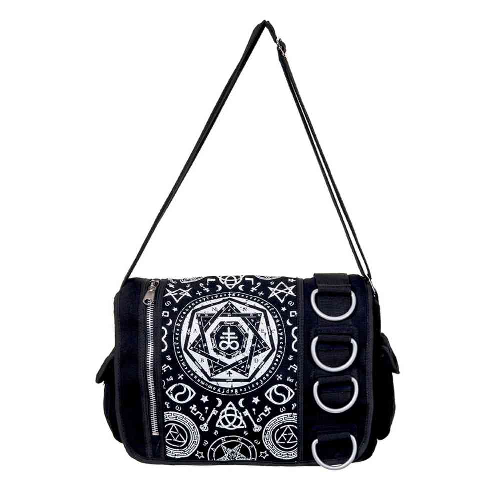 Banned - PENTAGRAM Schultertasche - Schwarz
